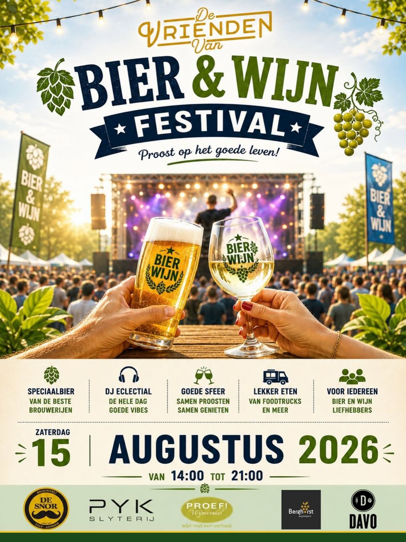 Uitnodiging bier & wijnfestival 